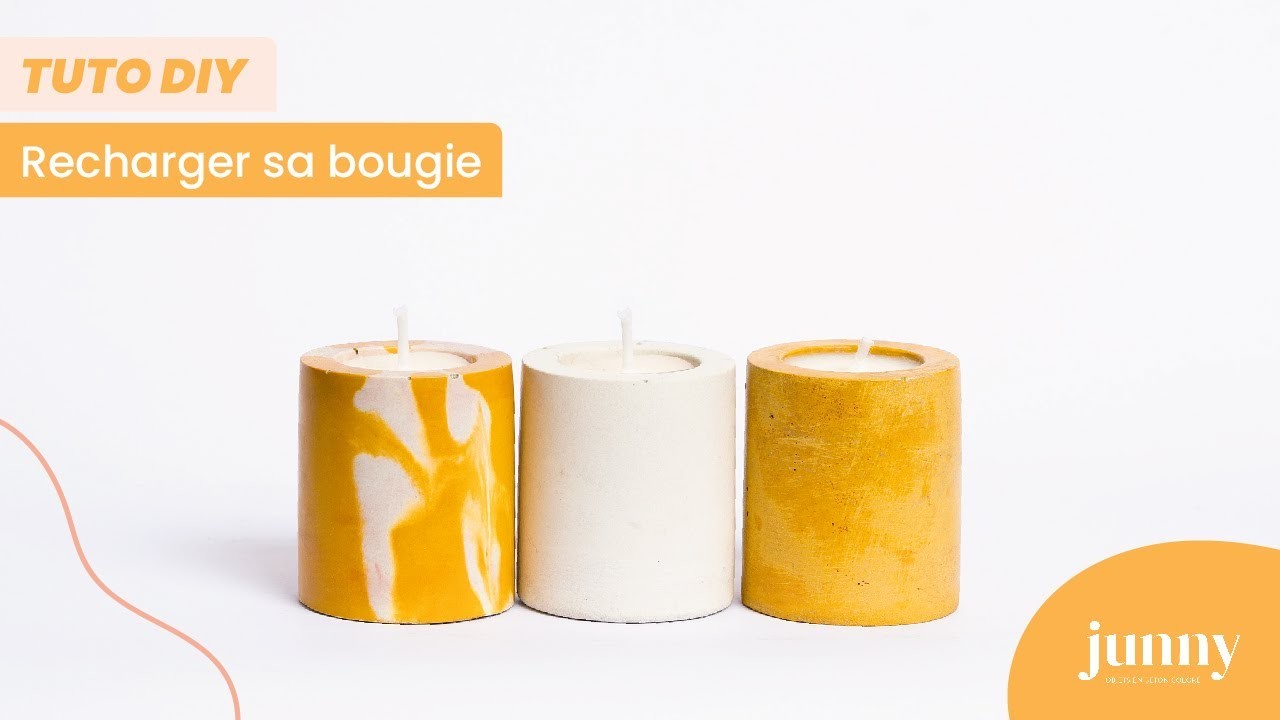 Tuto DIY : Comment réutiliser ses bougeoirs en béton ?