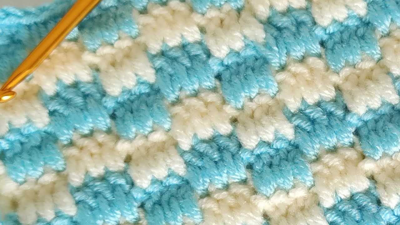 Zigzag Crochet Baby Blanket Pattern