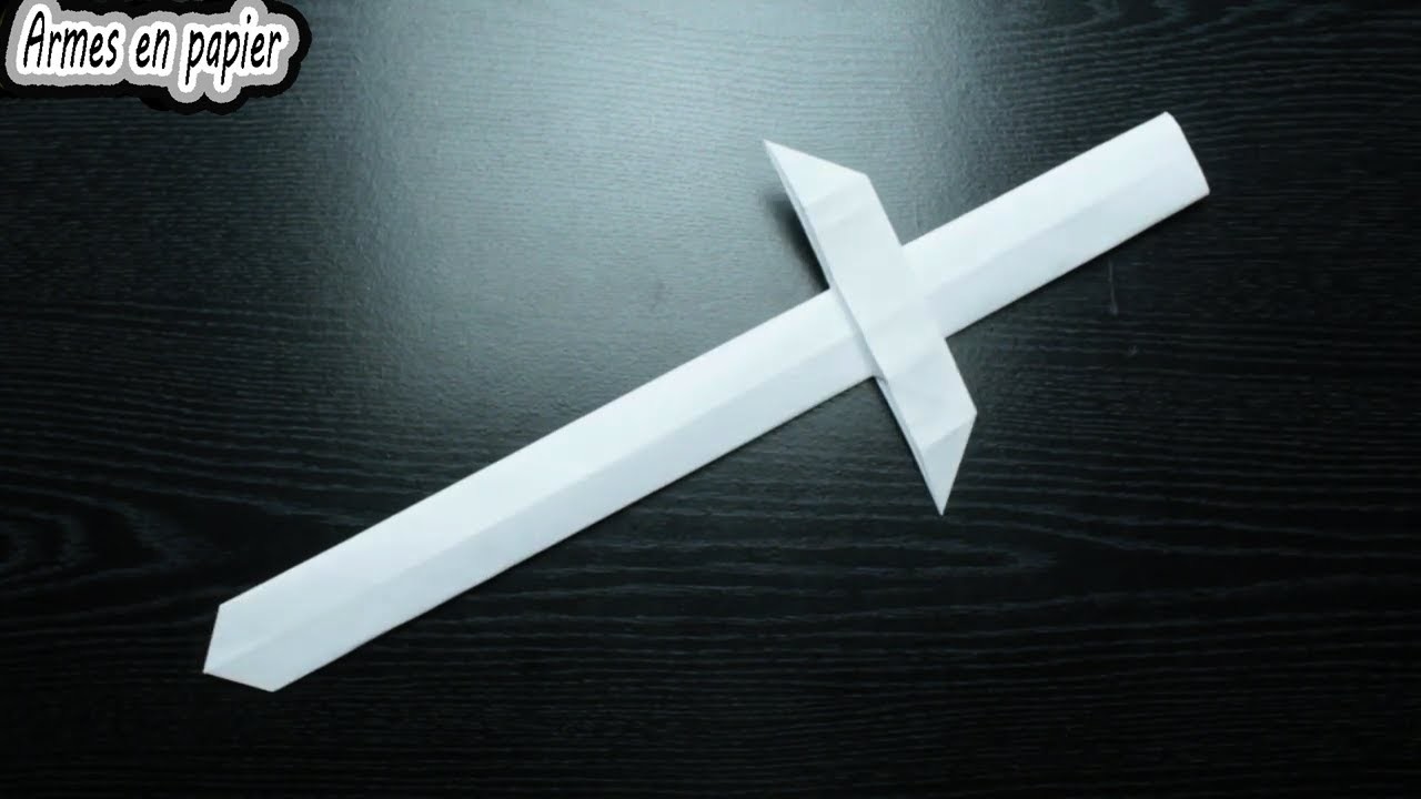 Comment faire une épée en papier _ Épée Origami _ Sans colle
