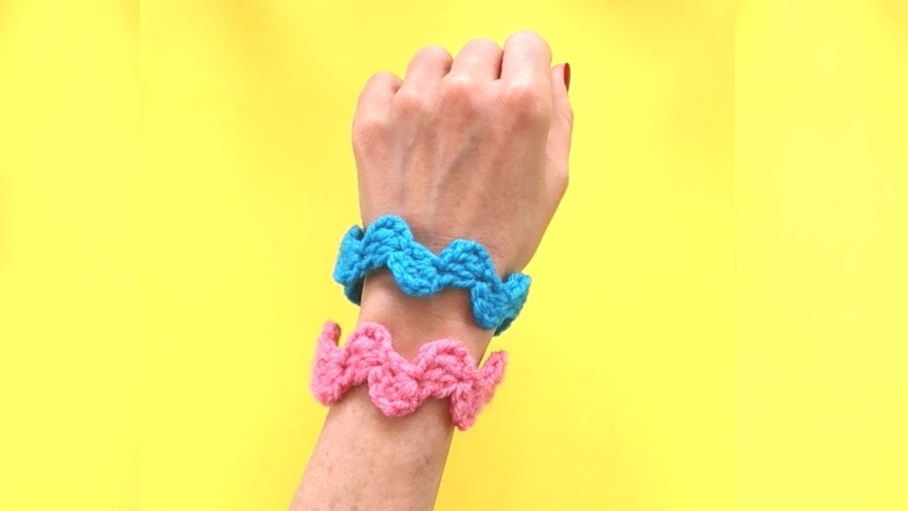 Crochet Bracelet ZigZag Bracelet