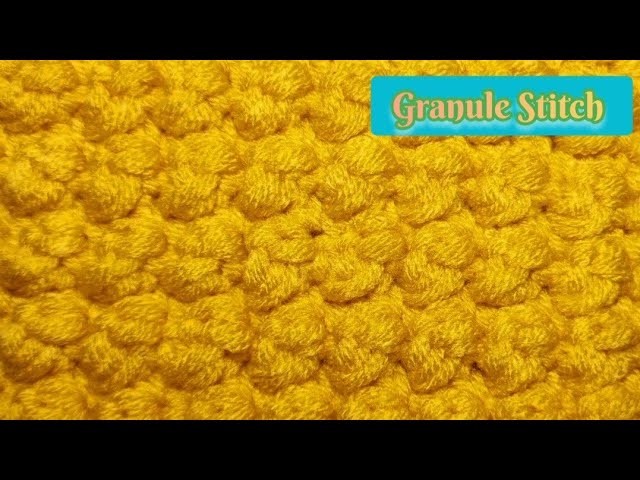 Crochet - Granule stitch
