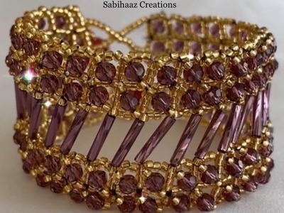 ‘Sensation’ Bracelet ❤️❤️ #handmade #beadedjewelry #bracelettutorial #handcrafted