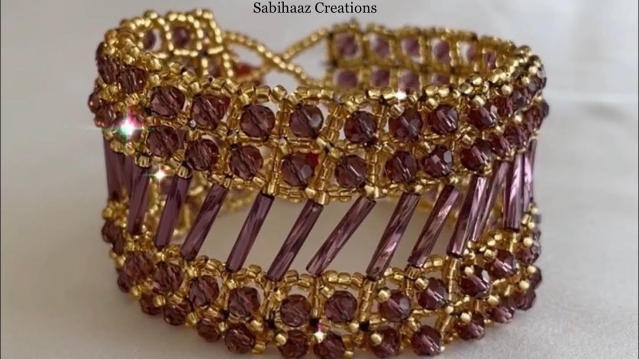 ‘Sensation’ Bracelet ❤️❤️ #handmade #beadedjewelry #bracelettutorial #handcrafted
