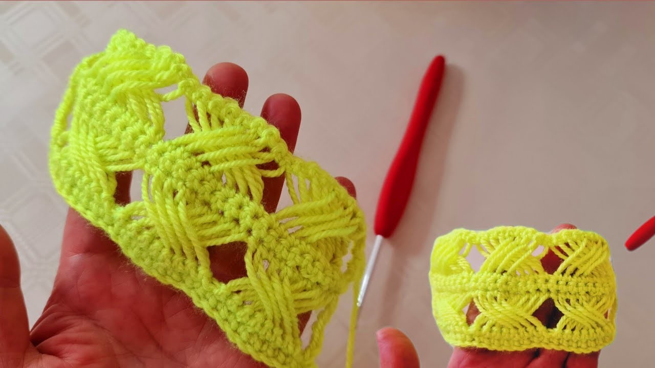 Beautiful crochet pattern.häkeln schöne.красивый узор крючком.tığ örgü işi