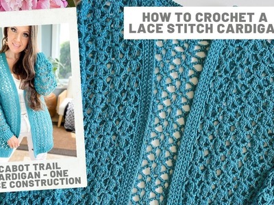 Cabot Trail Cardigan - Free Crochet Pattern