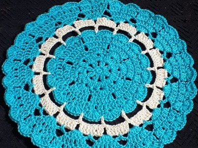 Crochet Hearts Doily