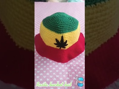 Crochet rasta bucke hat
