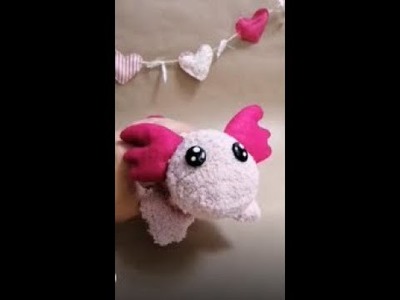 Peluche Ajolote Sock DIY #axolotl #shorts