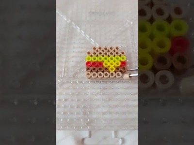 Perler bead hamburger ????