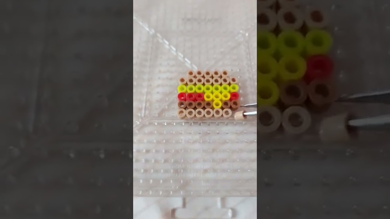 Perler bead hamburger ????