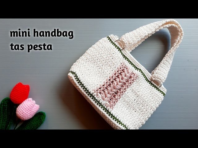 Tas pesta rajut #12 || crochet handbag pattern