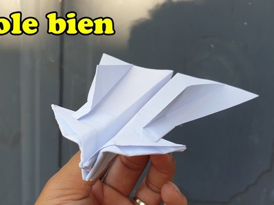 Avion en papier qui vole longtemps et loin, tuto avion en papier