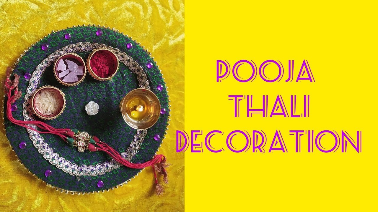 DIY khun (खन) POOJA THALI  DECORATION | | SLASH ART