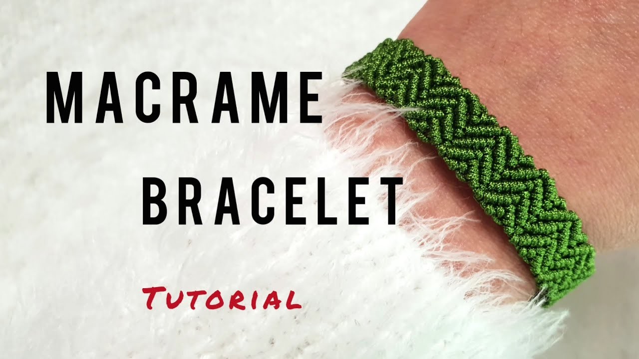 Diy zigzag Macrame Bracelet. macrame tutorial