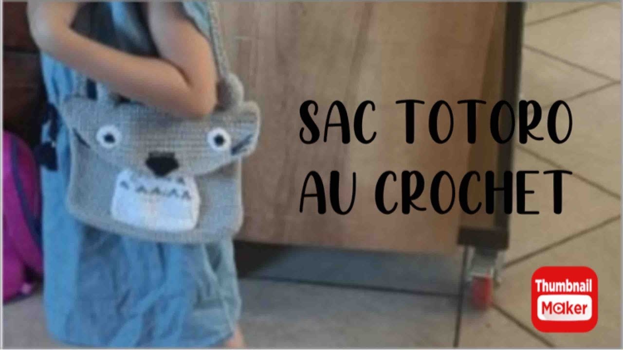 Tuto sac totoro au crochet