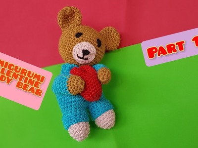 Amigurumi valentine teddy bear crochet