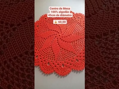 Centro de mesa ???? #croche #mesadecorada #sousplat #crochet #crocheting @rcrcroche no Instagram
