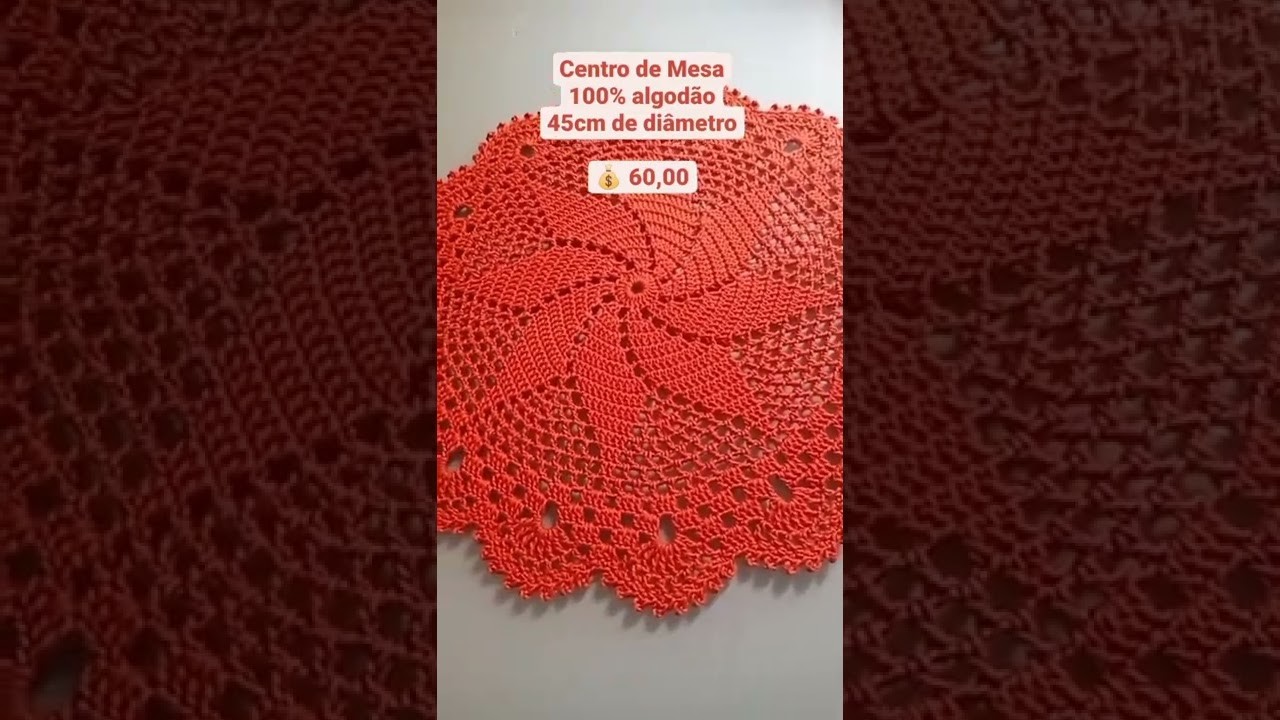 Centro de mesa ???? #croche #mesadecorada #sousplat #crochet #crocheting @rcrcroche no Instagram