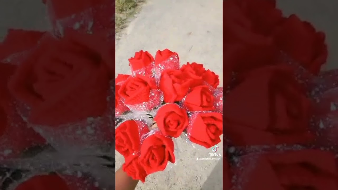 Crochet a Roses flower ????????