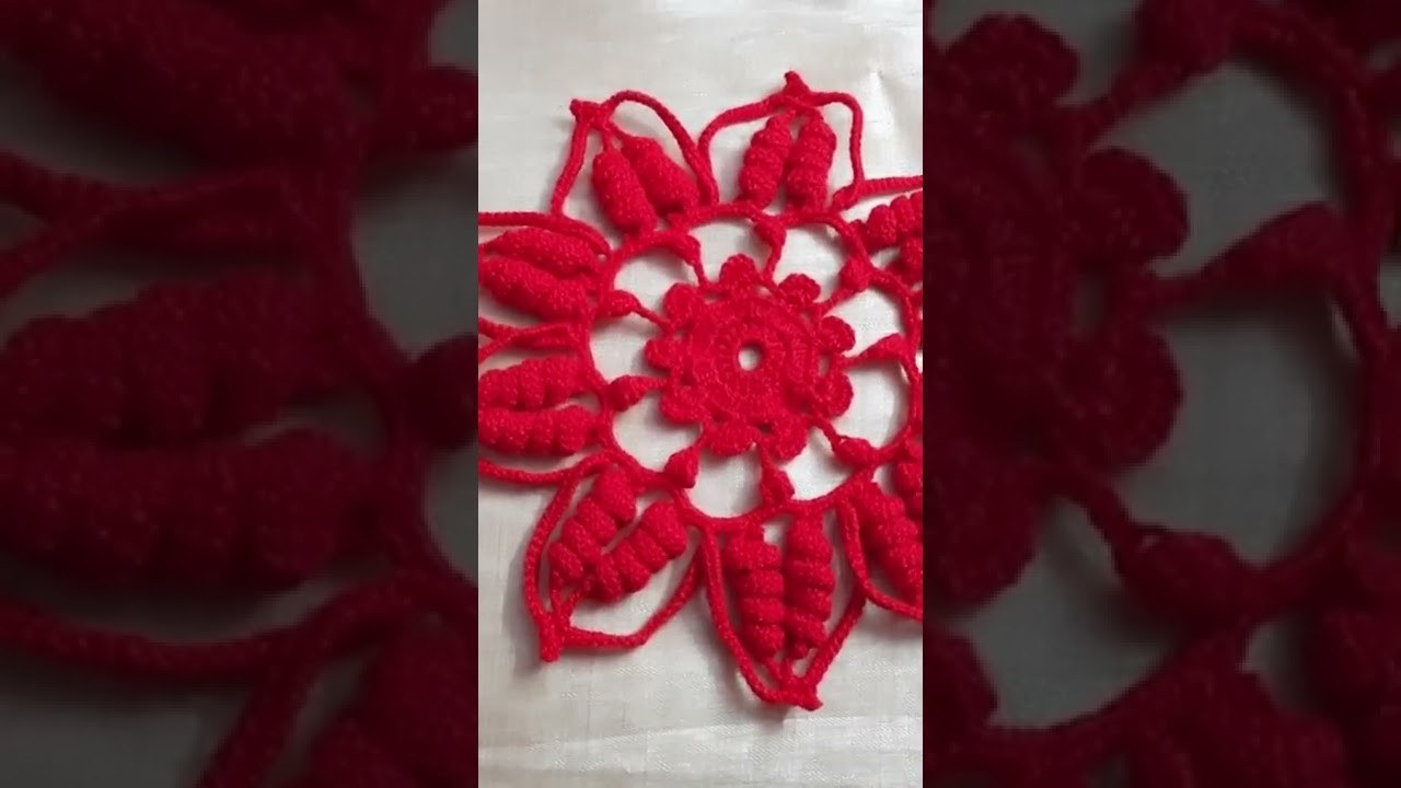 Crochet flower