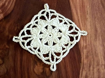 Flower Crochet pattern easy and beautiful part 1 #crochet #häkeln #قلاب_بافی #croche #crochemoderno