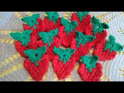 Fresas a crochet