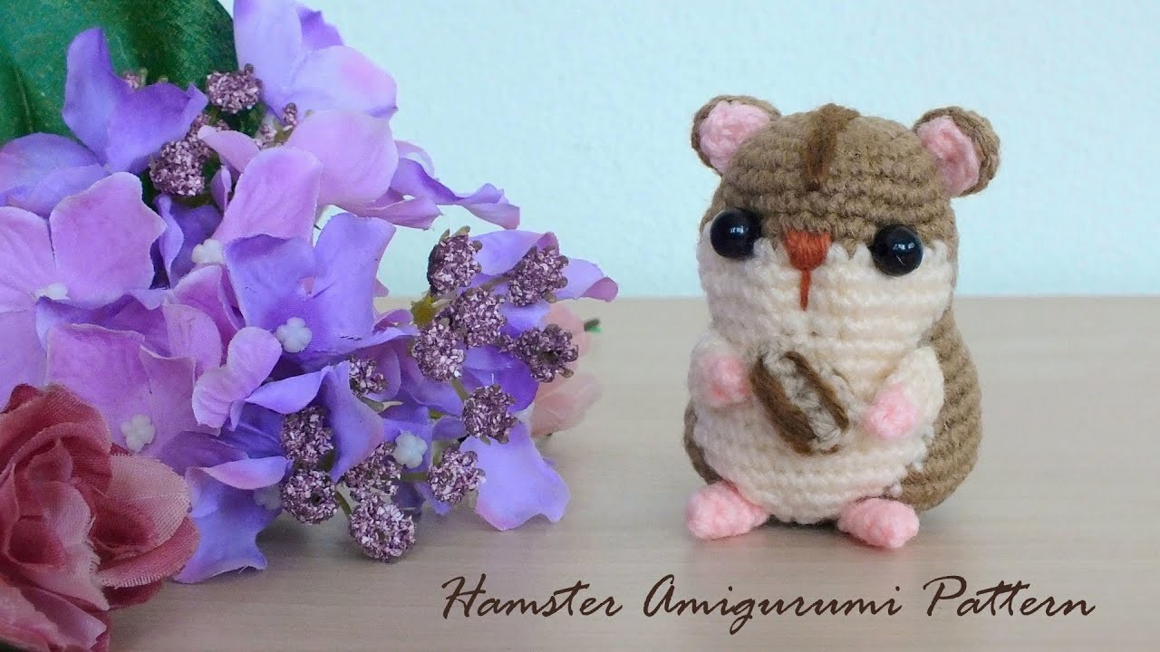 Hamster Amigurumi : Crochet Pattern แพทเทิร์นโครเชต์แฮมสเตอร์