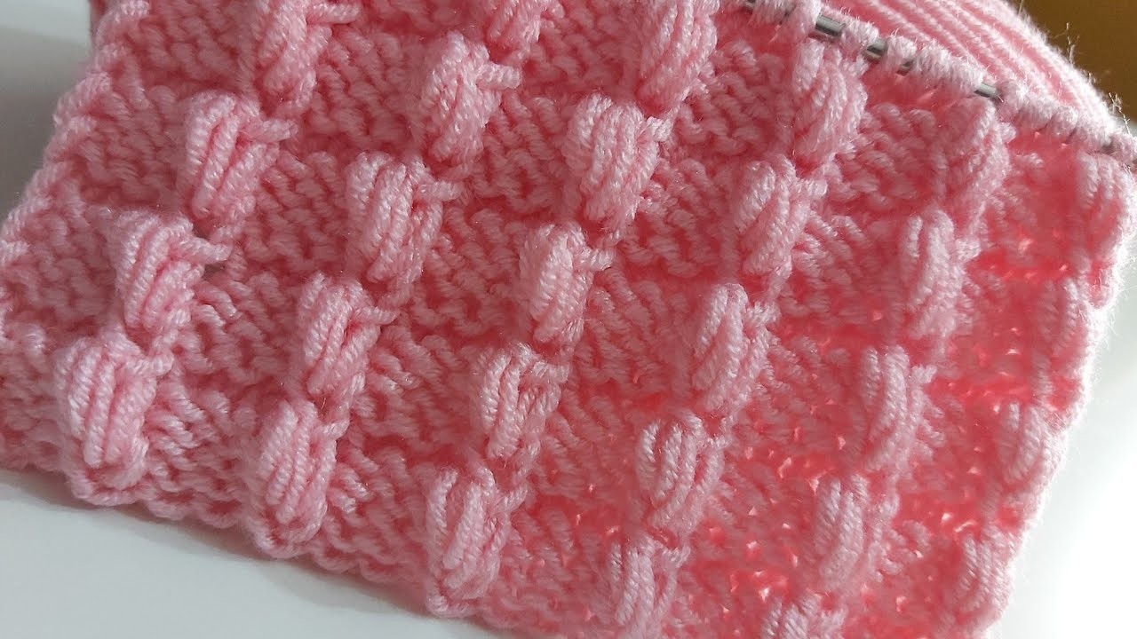 İki şiş örgü modeli ✅ Knitting pattern
