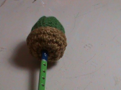 Lápiz de cactus, crochet porexpán
