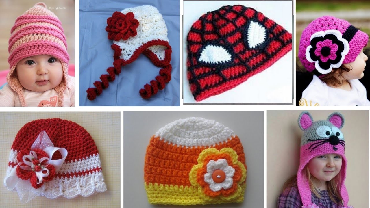 ????Nice baby cap, crochet wool baby hat design, स्वेटर, उन की टोपी,