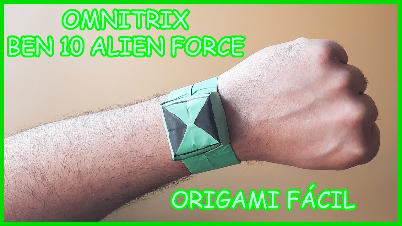 ▷ OMNITRIX de BEN 10 | Pulsera de BEN 10 Alien Force | Origami FÁCIL✅