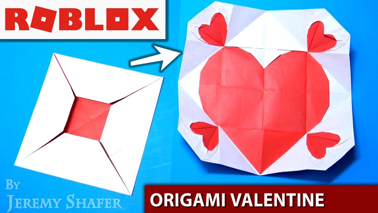 ROBLOX Logo Origami Valentine Card ???? Pure Origami