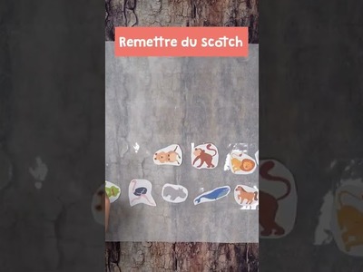 Créer un alphabet des animaux avec ses autocollants #shorts #montessori #tuto