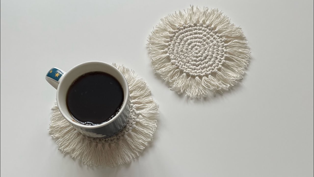 Crochet - Boho Style Coaster - Home Décor