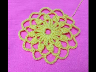 Crochet pattern. motif circle №6