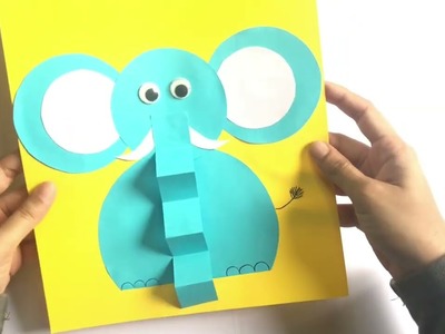 Éléphant en papier simple || Origami Éléphant || Idées diy travaux manuel