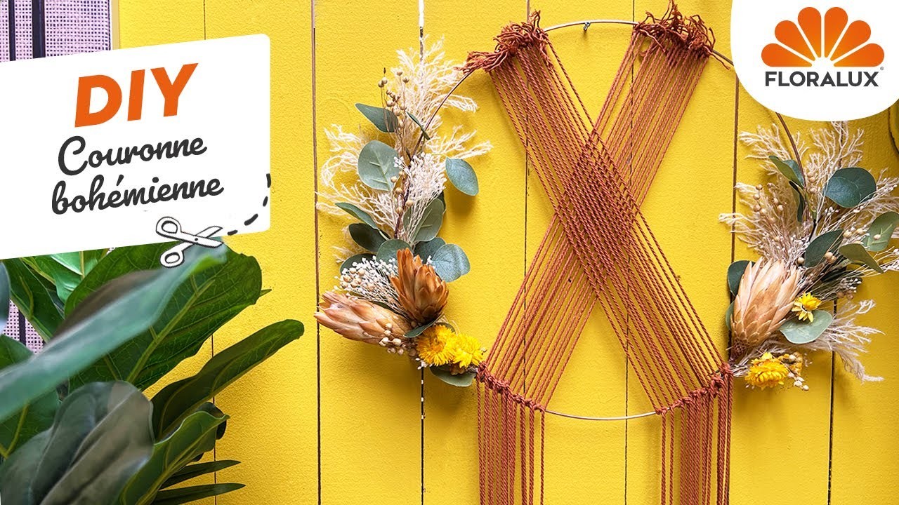 Floralux DIY: Une couronne bohémienne pour l'été