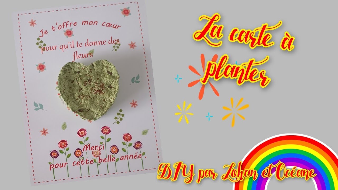 La carte à planter ~ Lohan et Océane