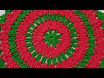 क्रोशिया से थालपोस Thalposh Crochet Rumal Design | Thalposh Design |Thalposh | Crochet Thalposh |