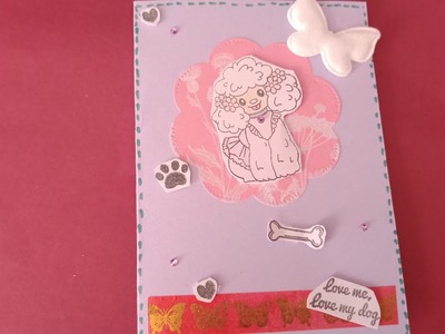 Tuto carte de très jolie petit chien . avec beebeecraft #tuto #beebeecraft #partenariat