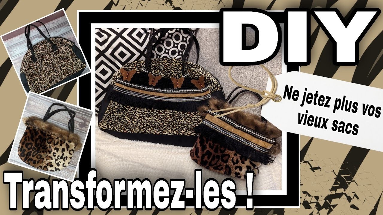 TUTO : Comment transformer vos vieux sacs et trousses ! DIY FACILE