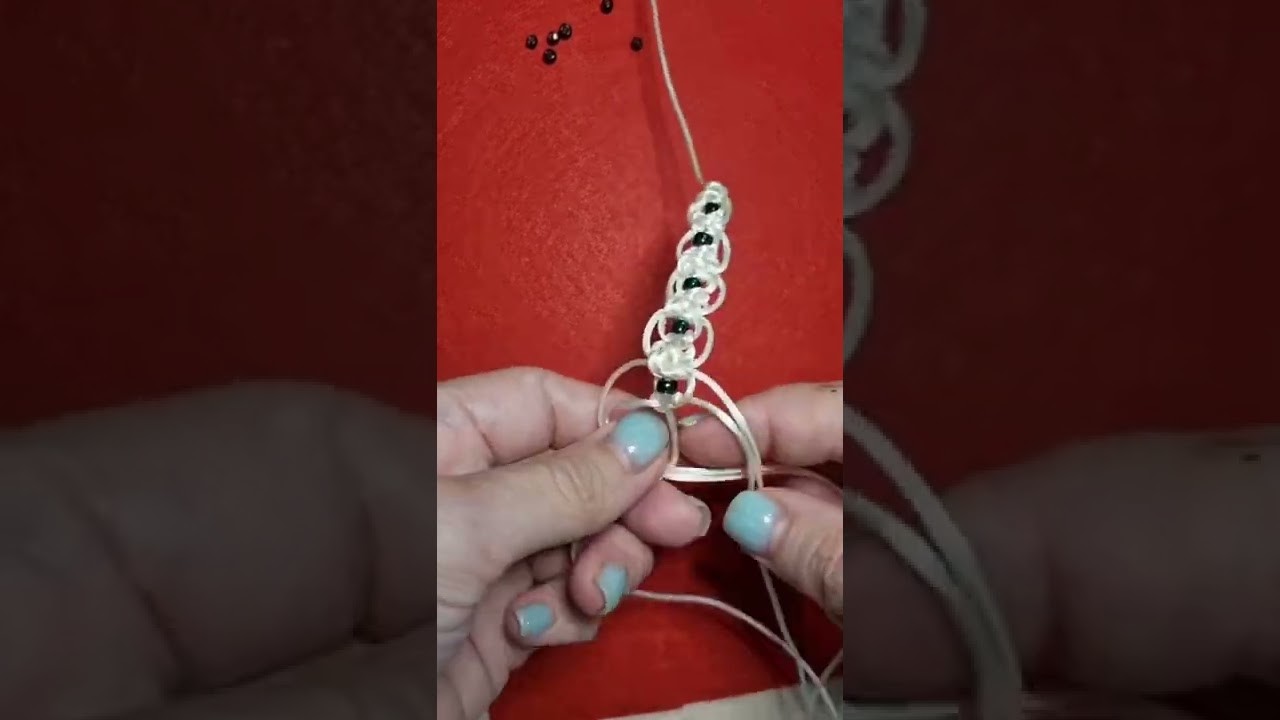 DIY macrame bracelet