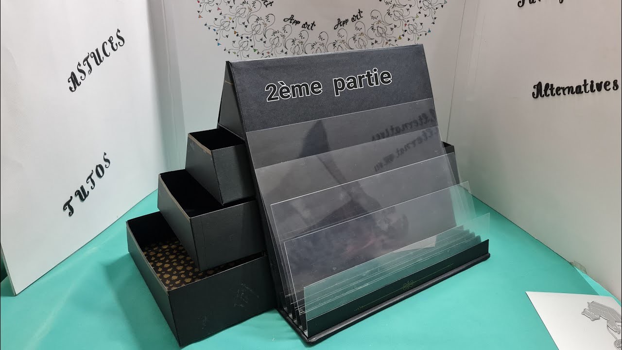 ASTUCE RANGEMENT SCRAPBOOKING. ORGANISATEUR DE PROJET . PARTIE 2.