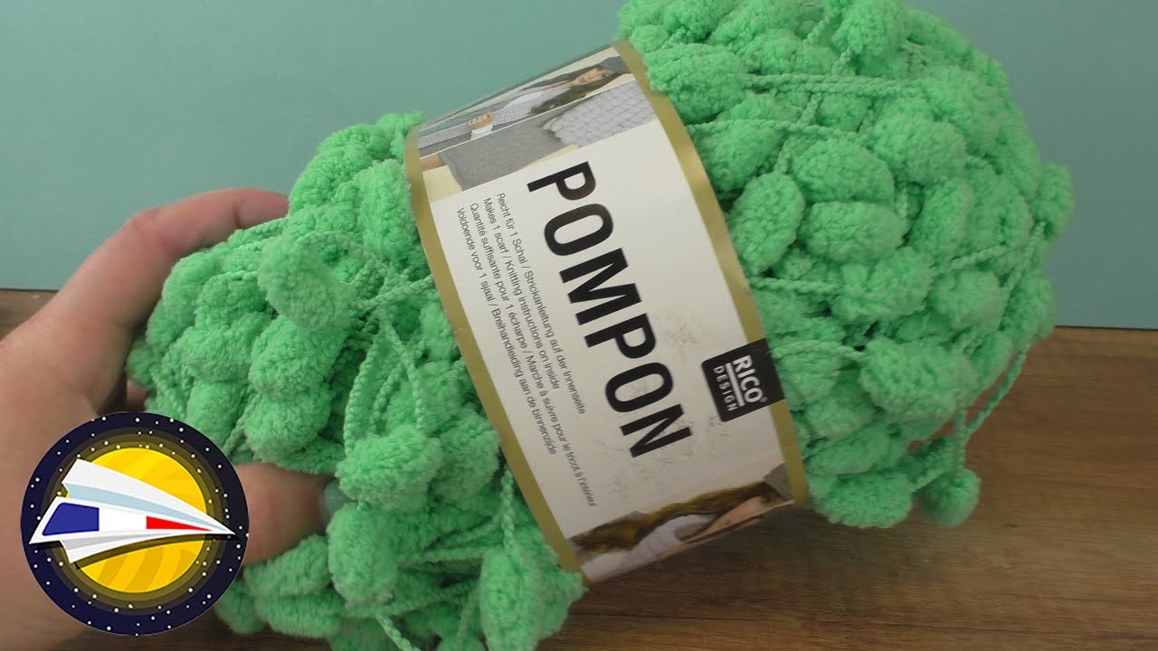Expérience crochet |  Test Laine Pompon | 1 pelote = 1 écharpe | Rico Design