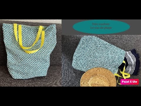 Tuto couture DIY facile : Le sac de plage