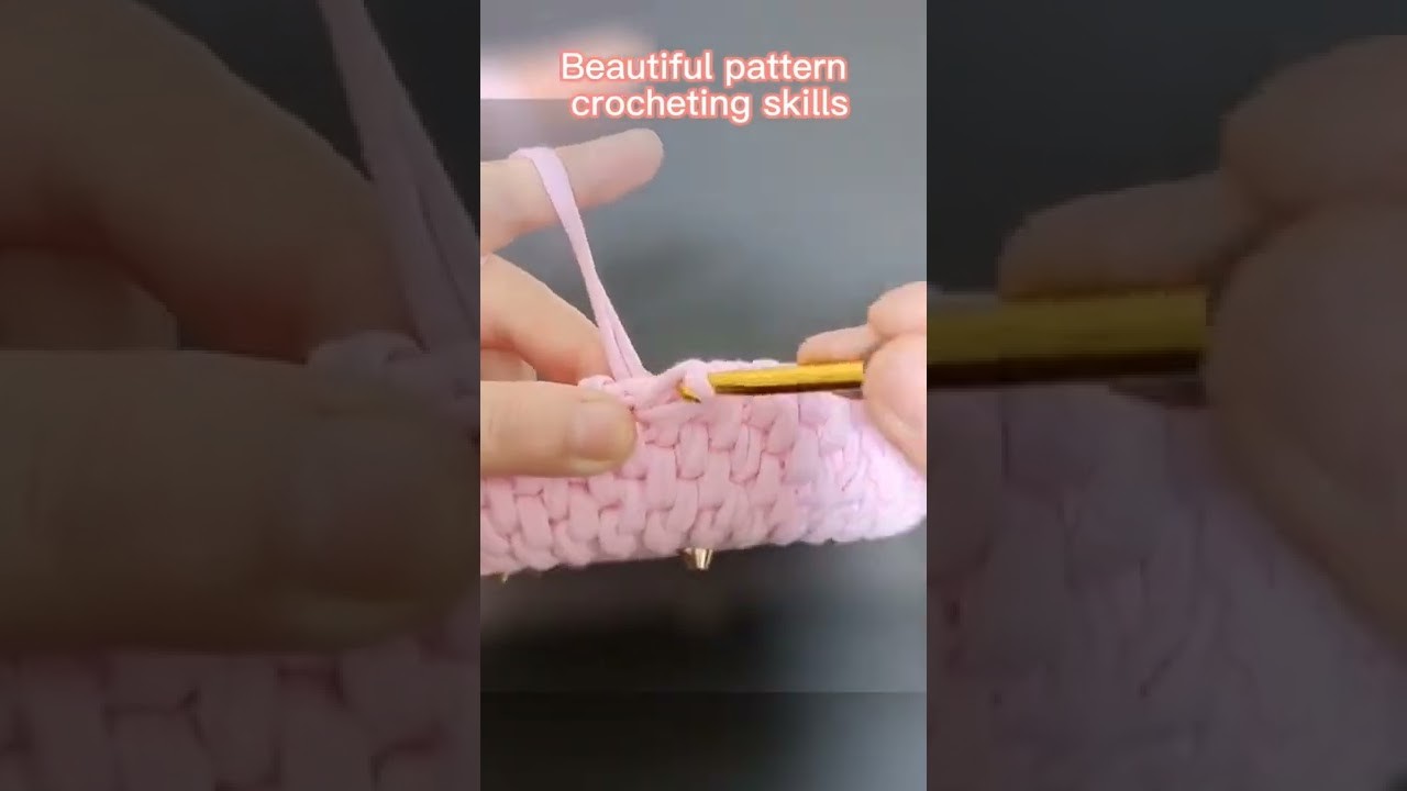 Crocheting technique of sundry storage box #handmade#crochet#crochethook#โครเชต์#Ganchillo#手作り
