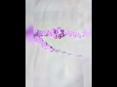 Crochet baby headband