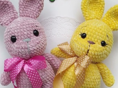 Crochet plush bunny Free amigurumi pattern