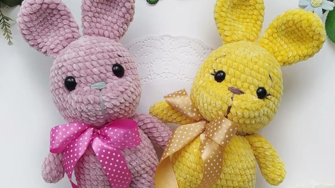 Crochet plush bunny Free amigurumi pattern