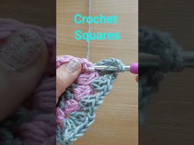 Crochet squares Crochet lessons